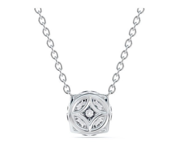 Classic Solitaire 0.71CT Diamond Pendant - FOREVERMARK US INC