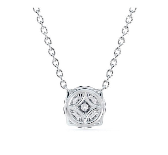 Classic Solitaire 0.50CT Diamond Pendant - FOREVERMARK US INC